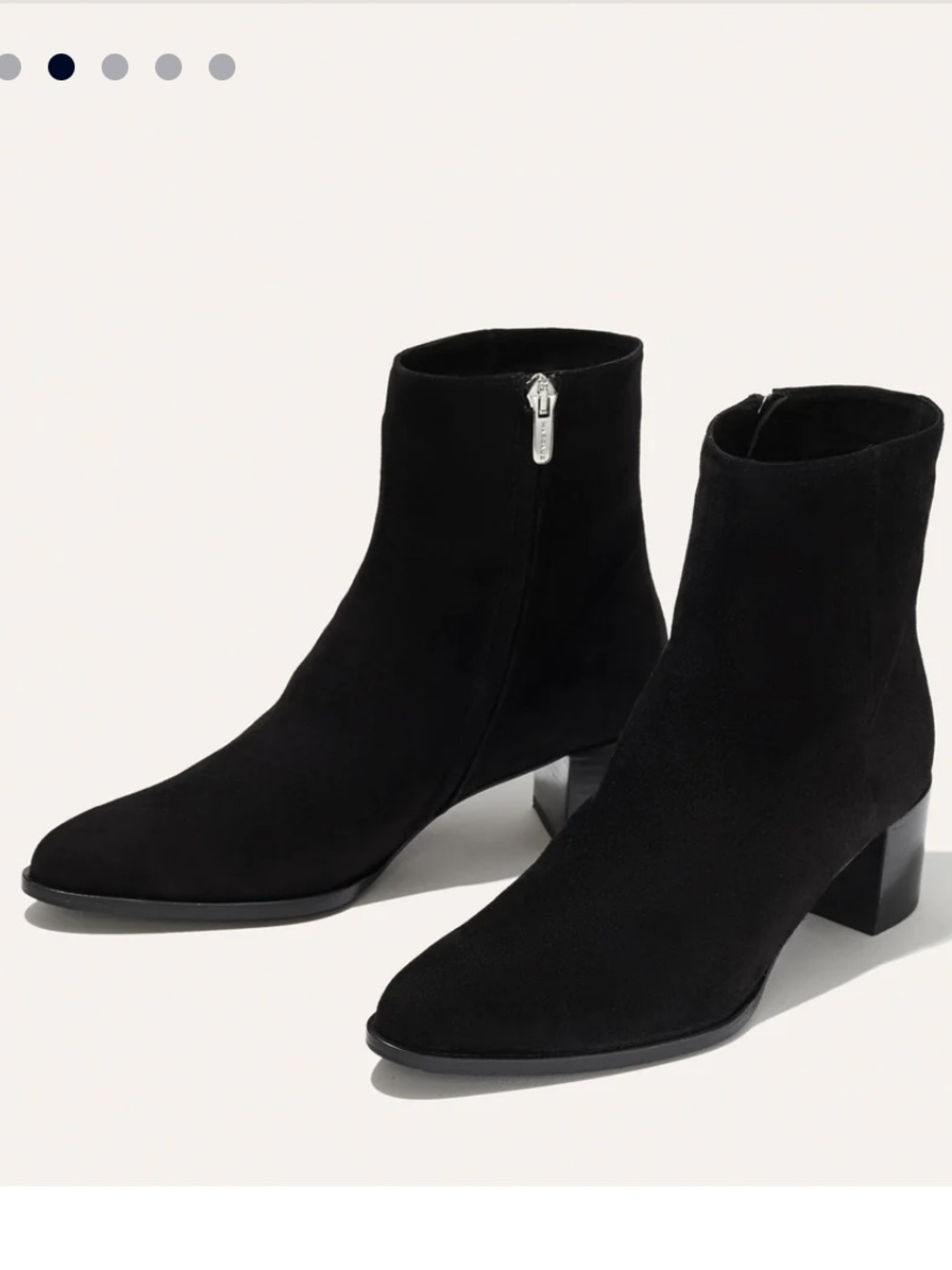 Margaux Downtown Boot in Black Suede